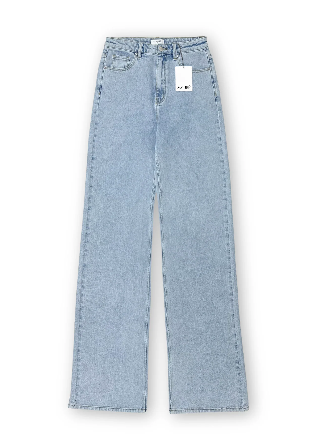 High waist wide leg jeans light blue (tall) - Image 19