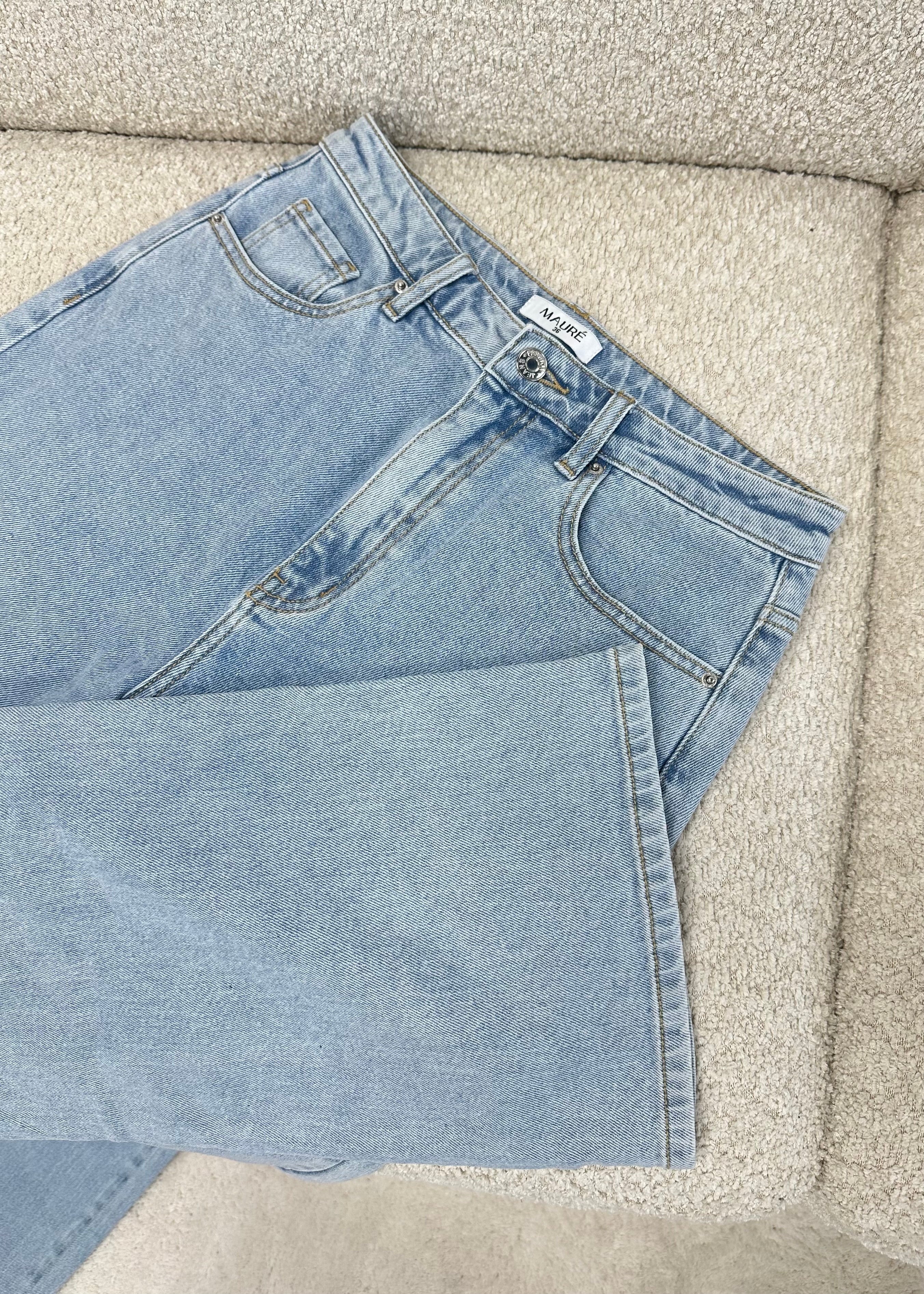 High waist wide leg jeans light blue (tall) - Image 20