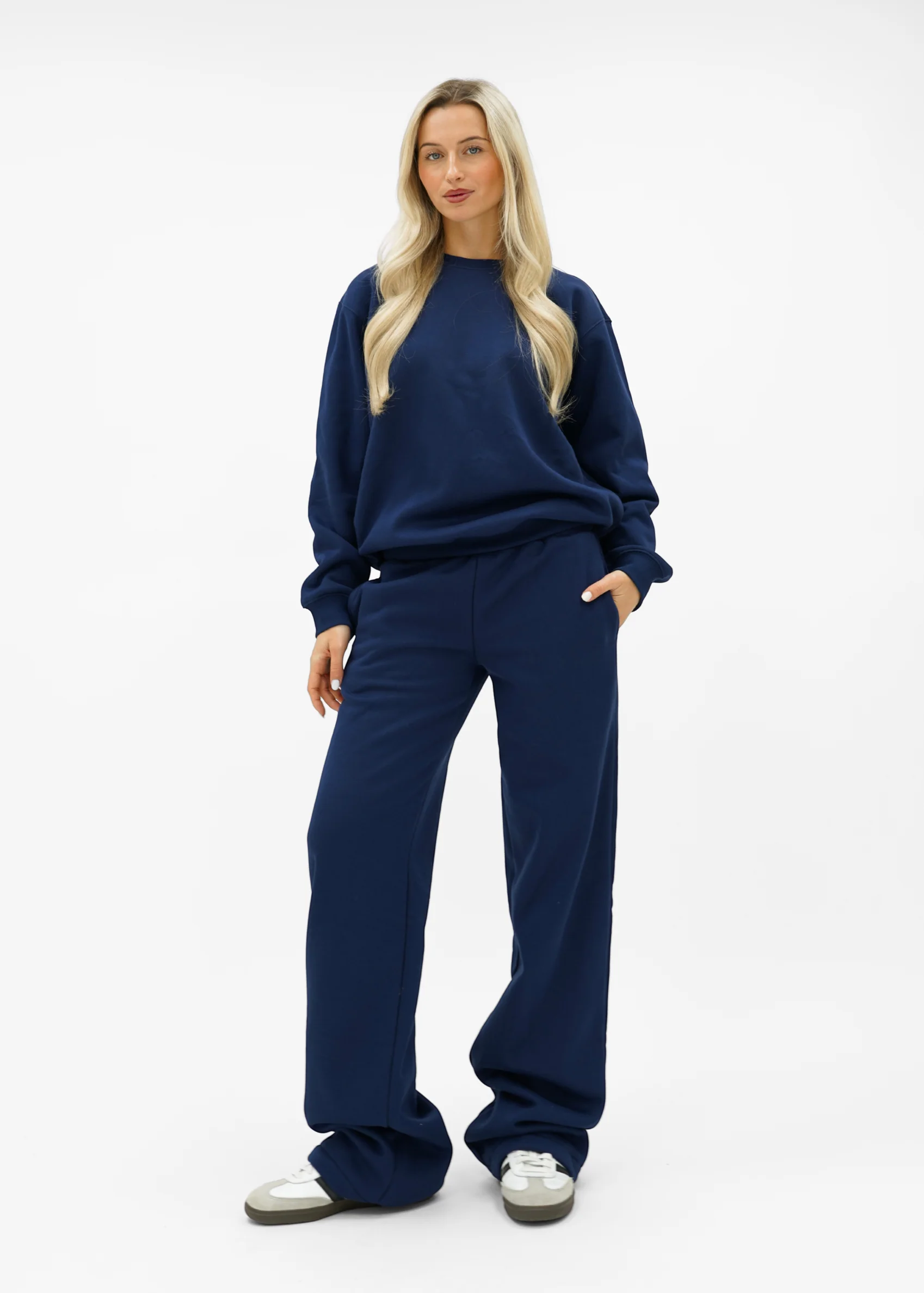 Low/mid waist jogger pants night blue (tall) - Image 12
