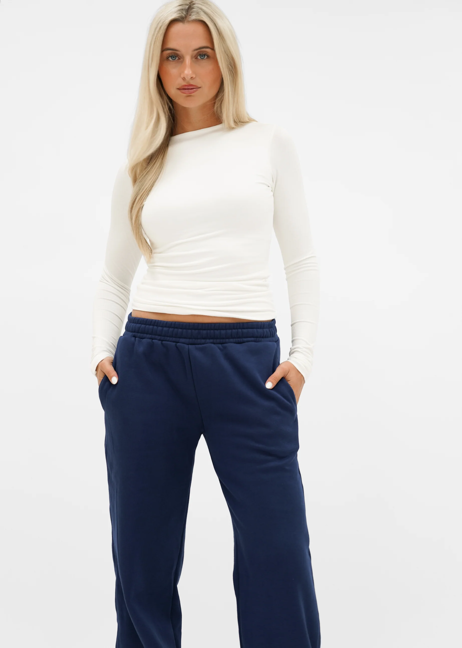 Low/mid waist jogger pants night blue (tall) - Image 5
