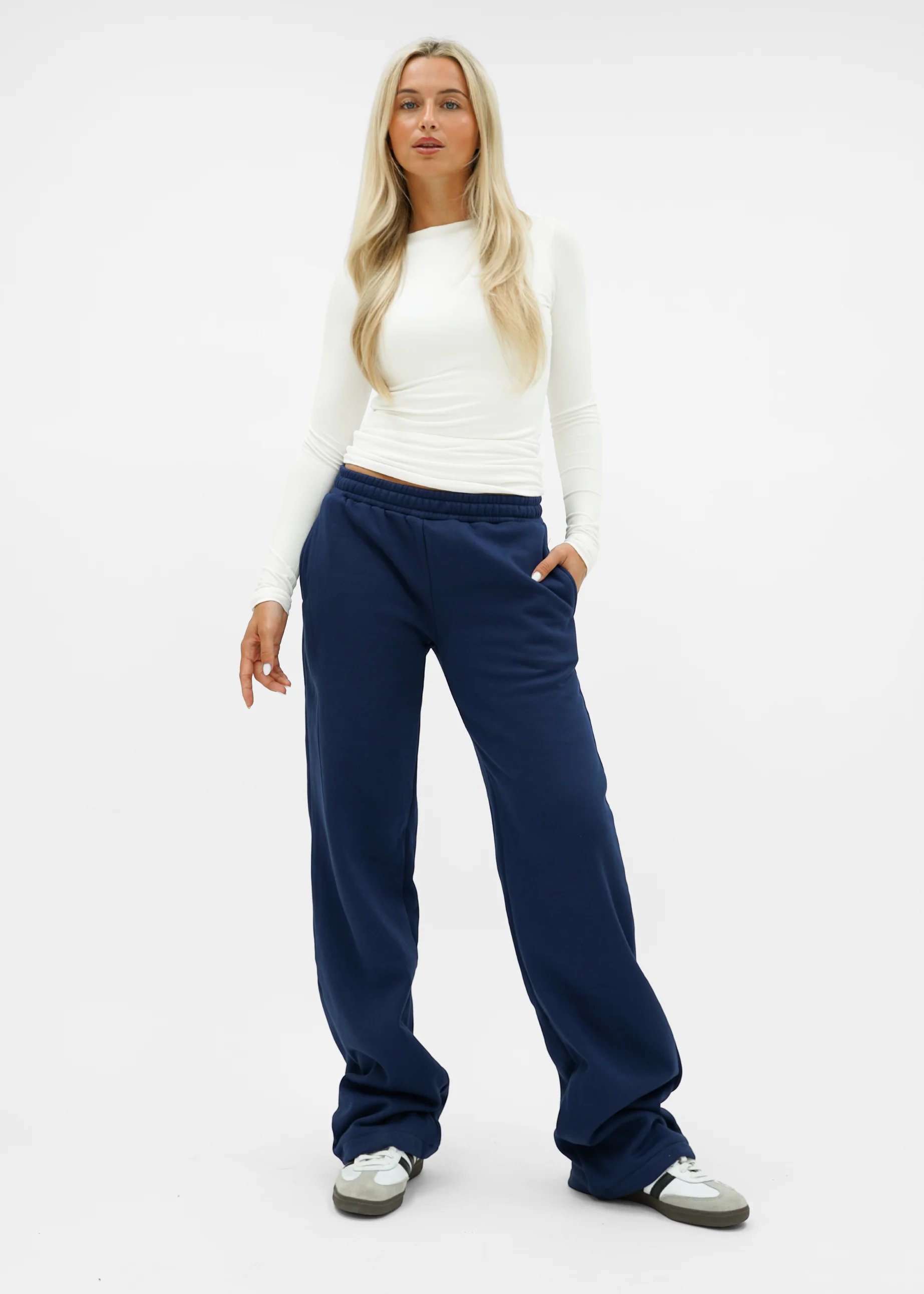 Low/mid waist jogger pants night blue (tall) - Image 7