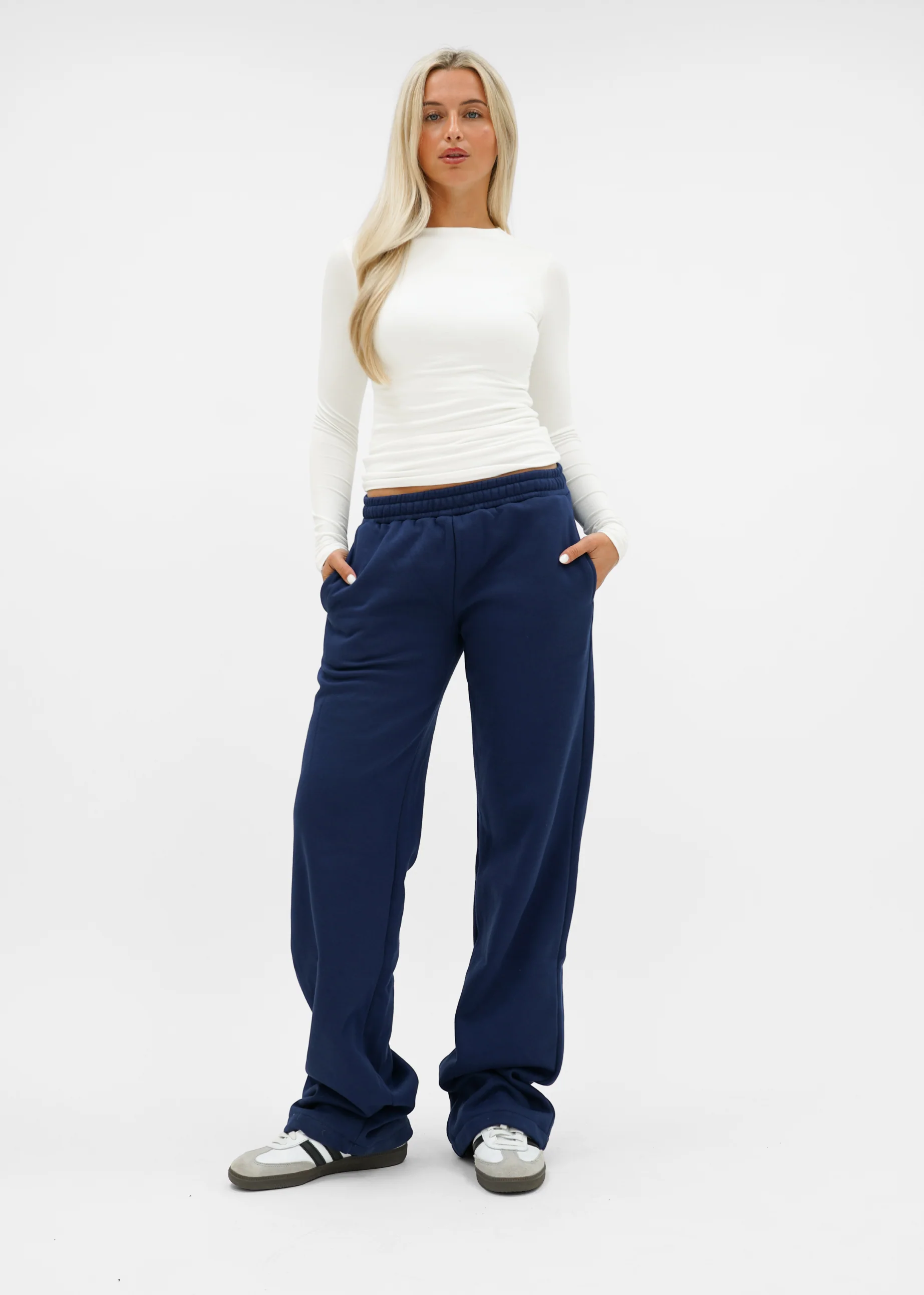 Low/mid waist jogger pants night blue (tall) - Image 8