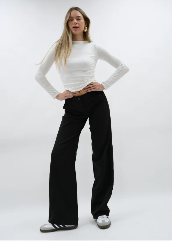 Low/mid waist pants casual night blue (regular) - Image 14