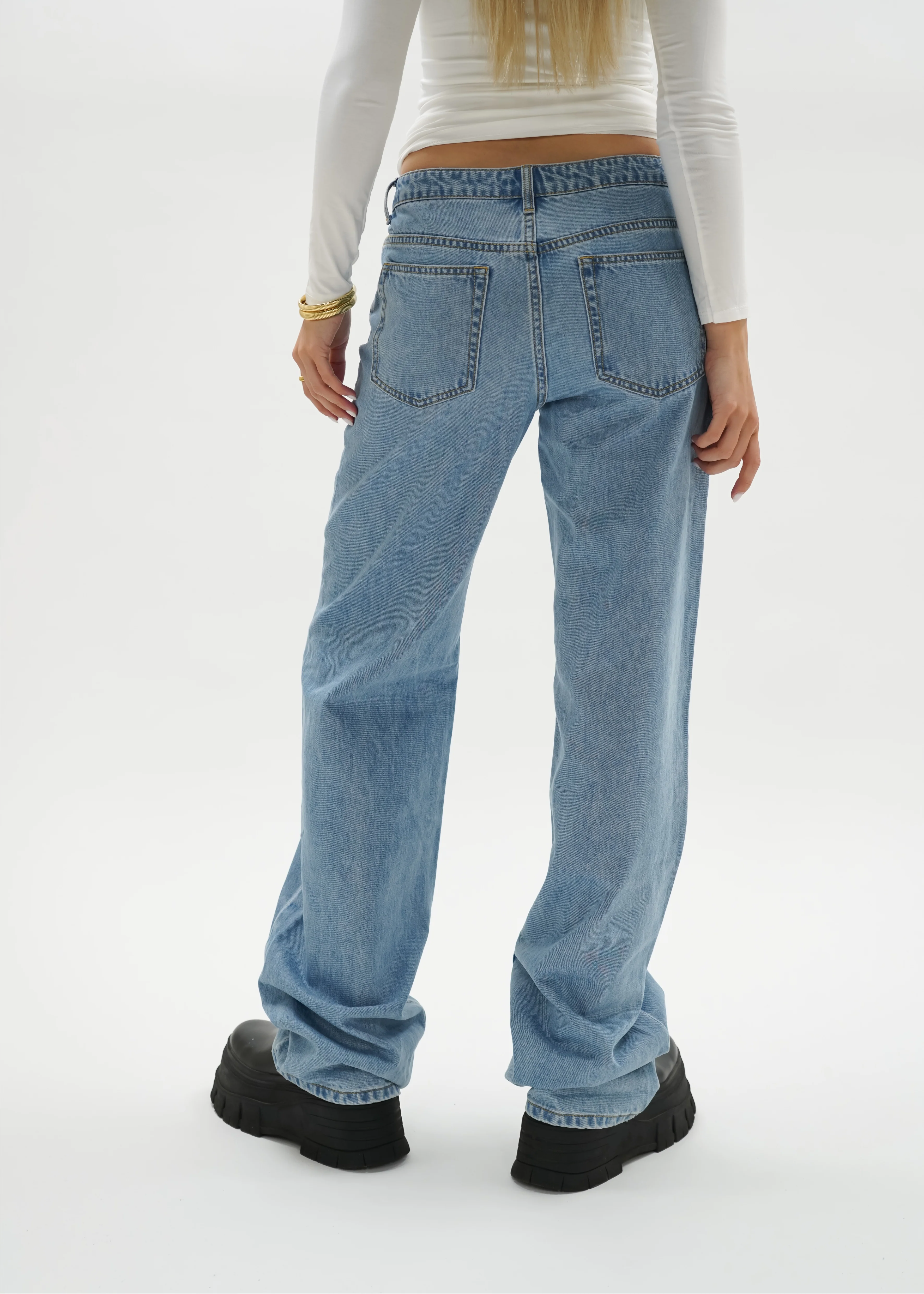 Low waist jeans classic blue (tall) - Image 5