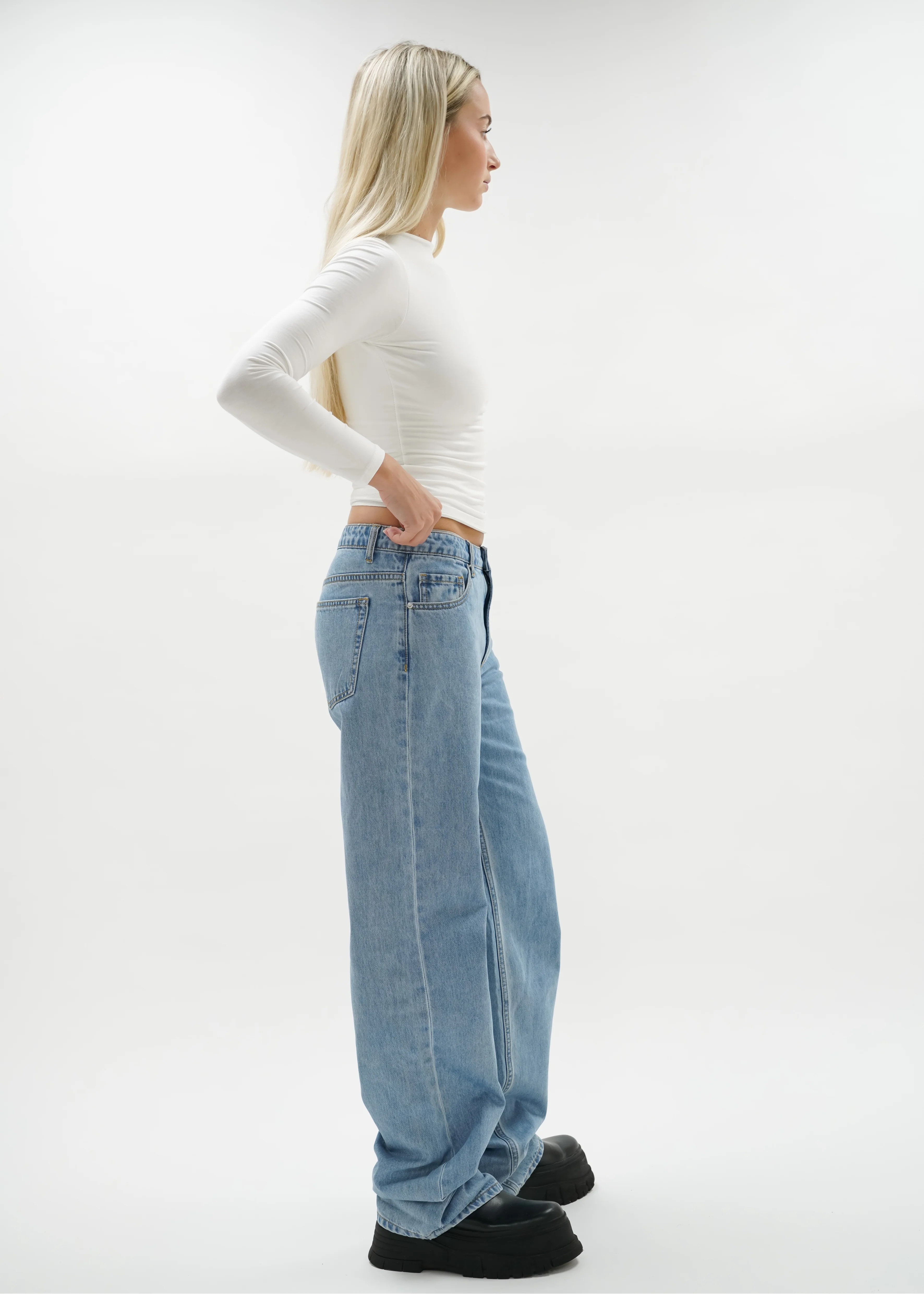 Low waist jeans classic blue (tall) - Image 6