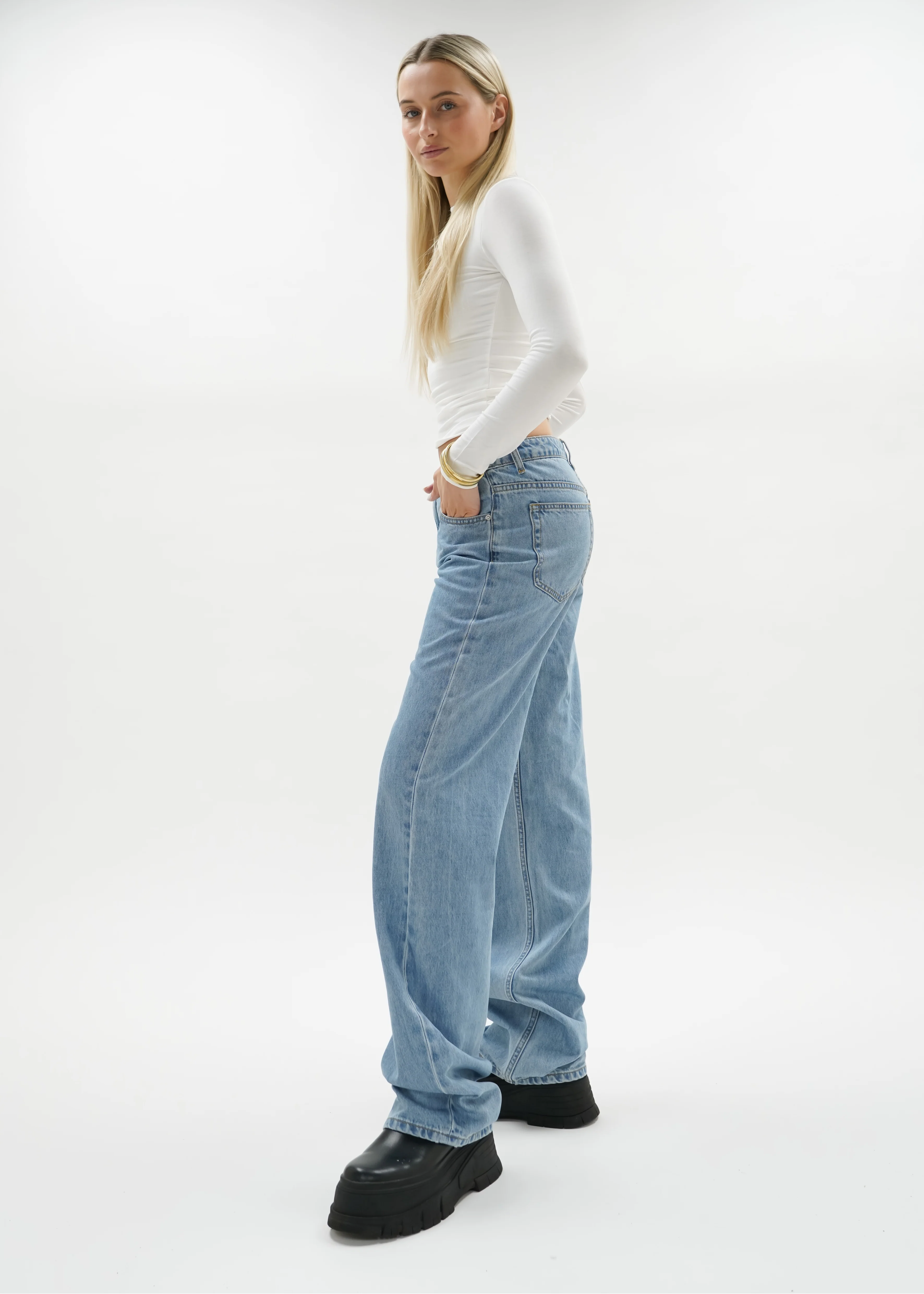 Low waist jeans classic blue (tall) - Image 7