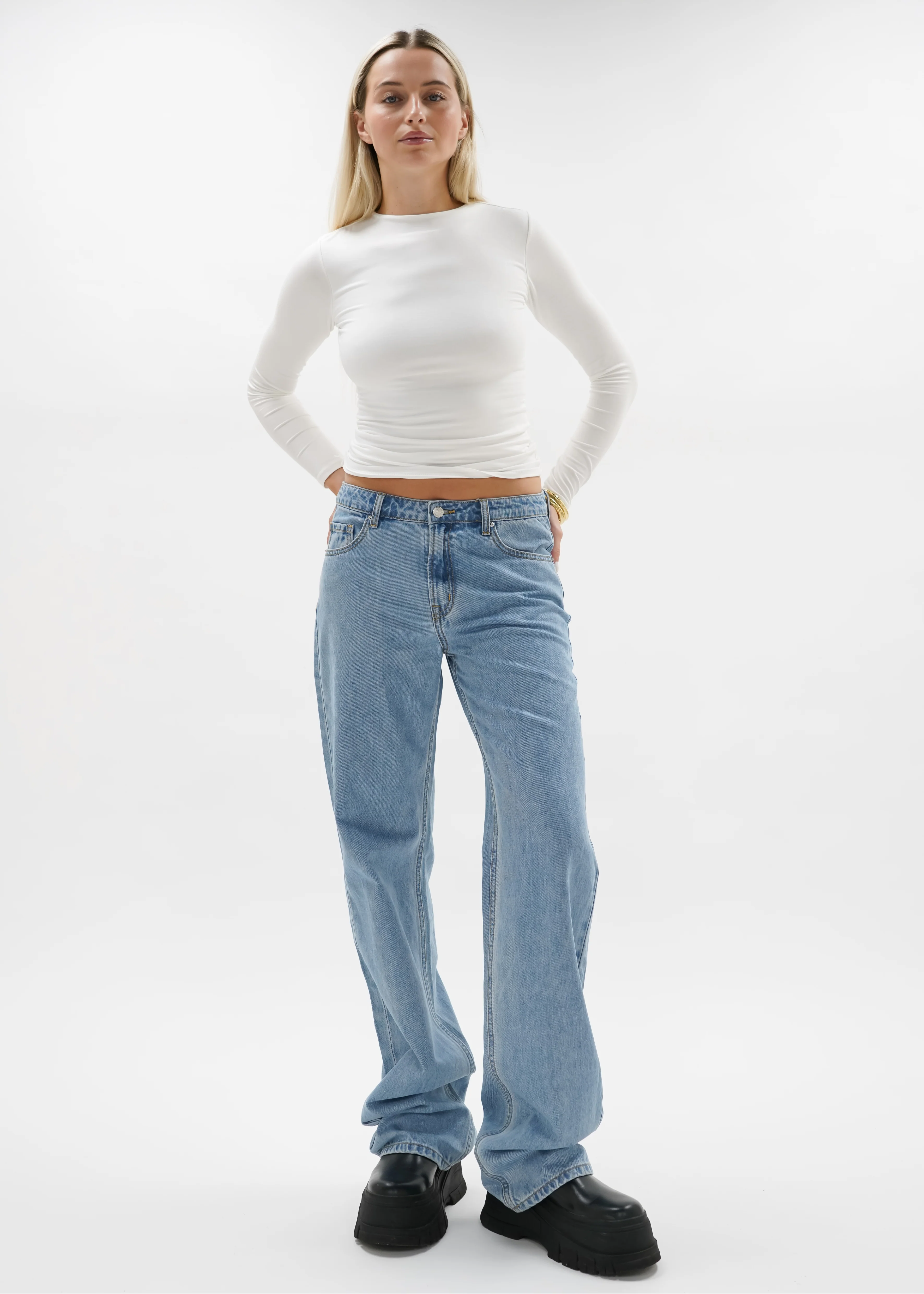 Low waist jeans classic blue (tall) - Image 8
