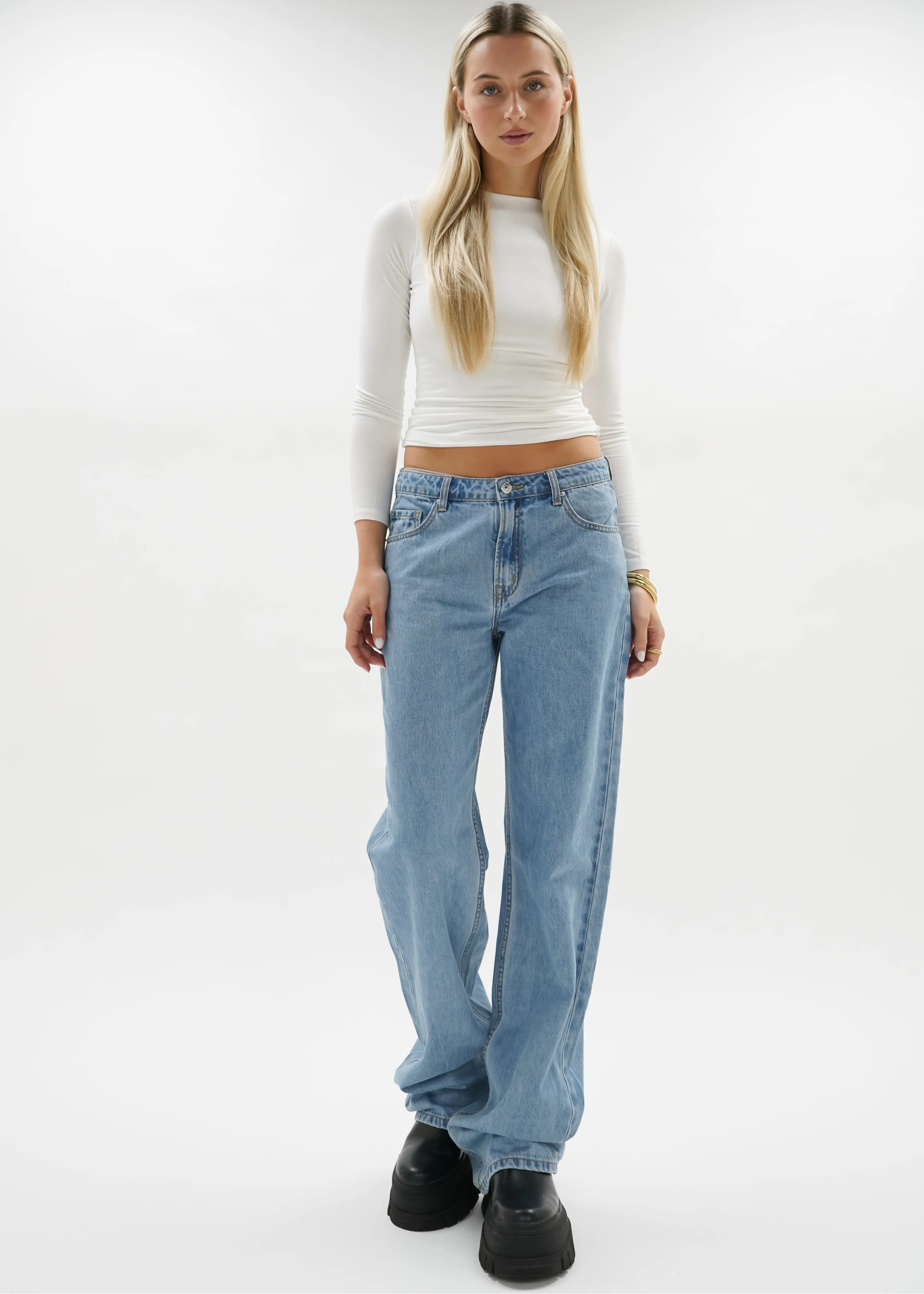 Low waist jeans classic blue (tall) - Image 9