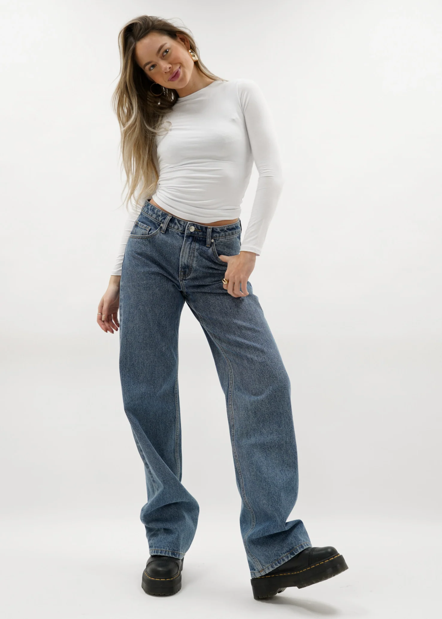 Low waist jeans dark blue (tall) - Image 10