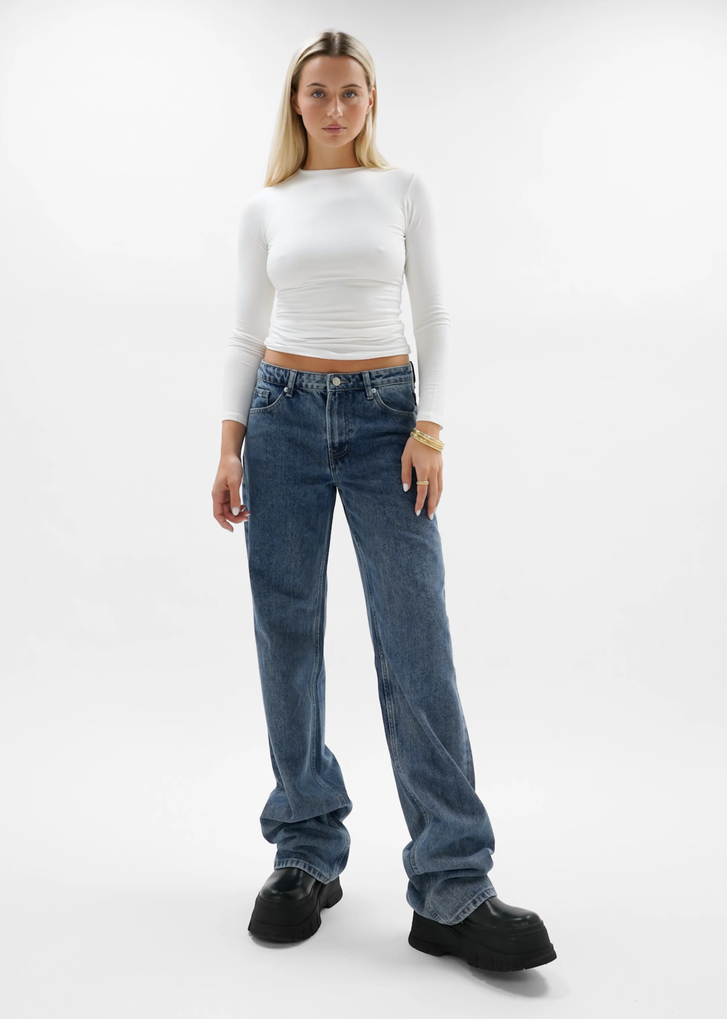 Low waist jeans dark blue (tall) - Image 13