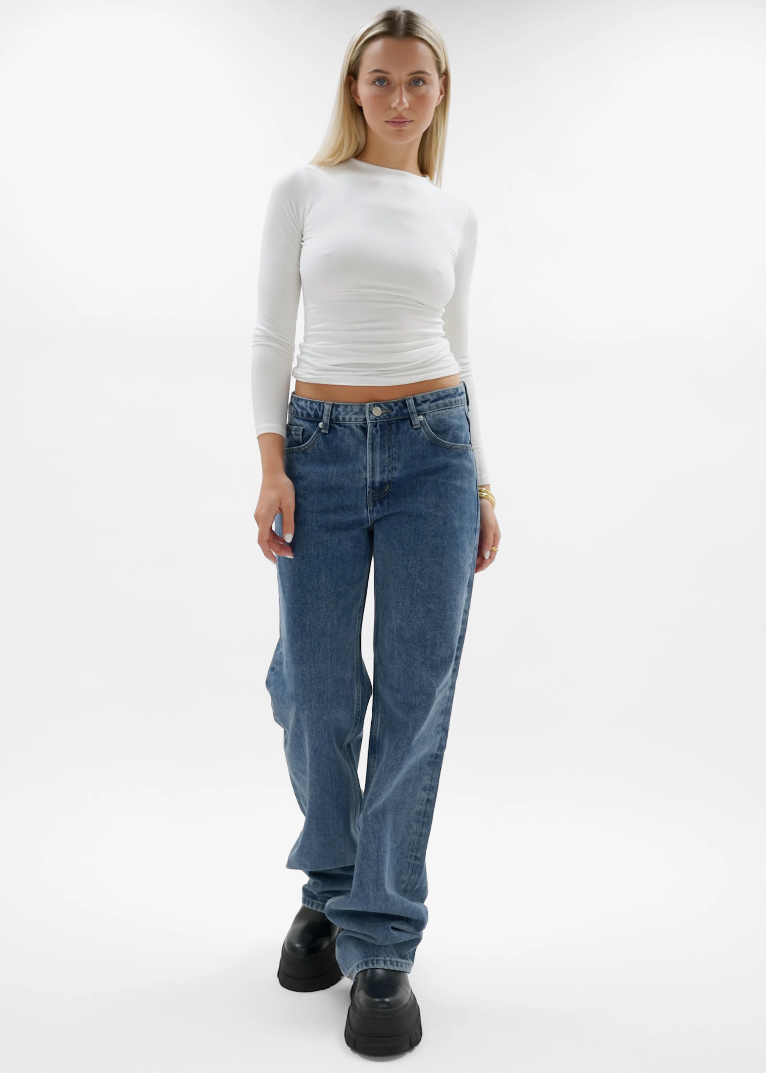 Low waist jeans dark blue (tall) - Image 14