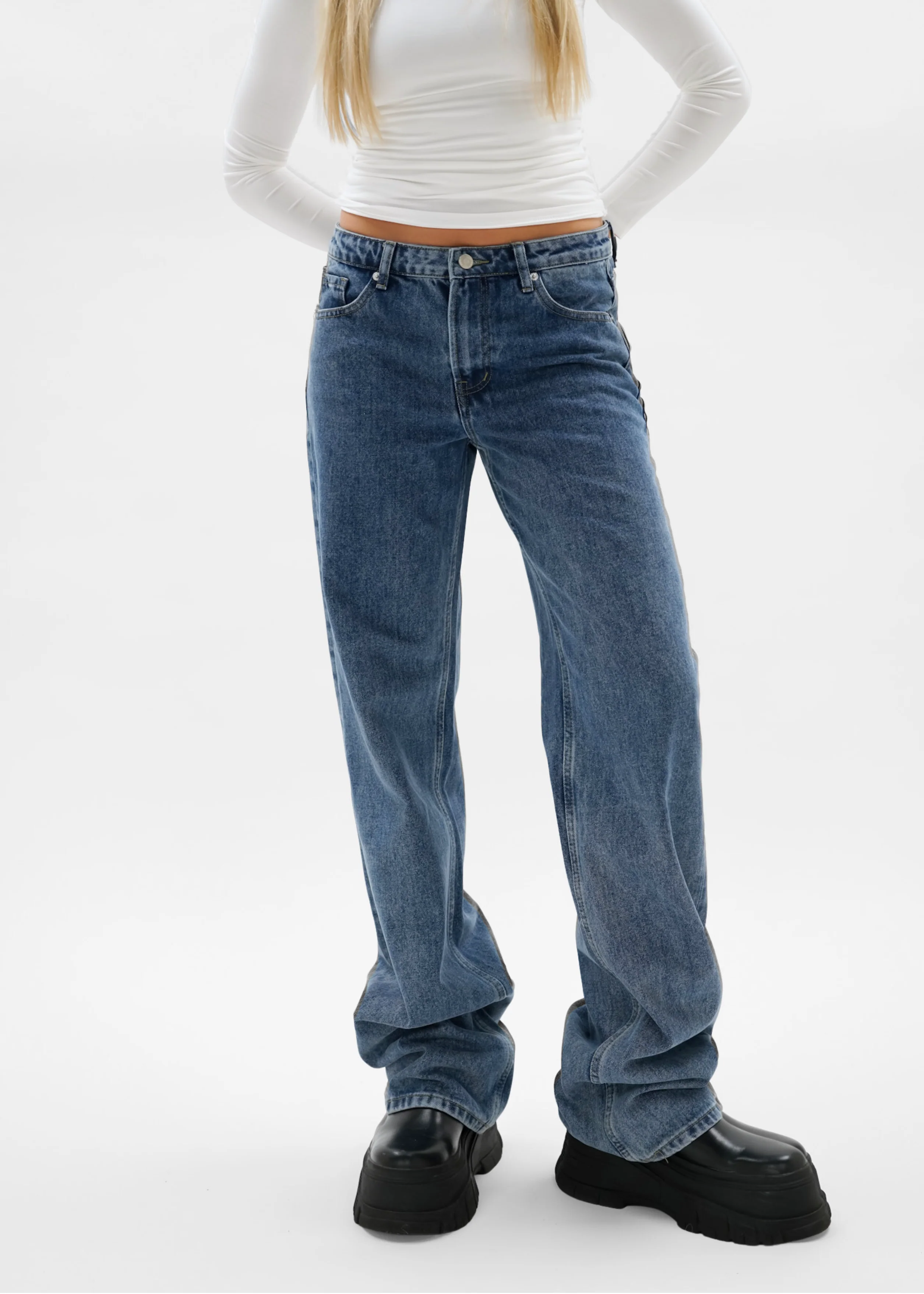 Low waist jeans dark blue (tall) - Image 17