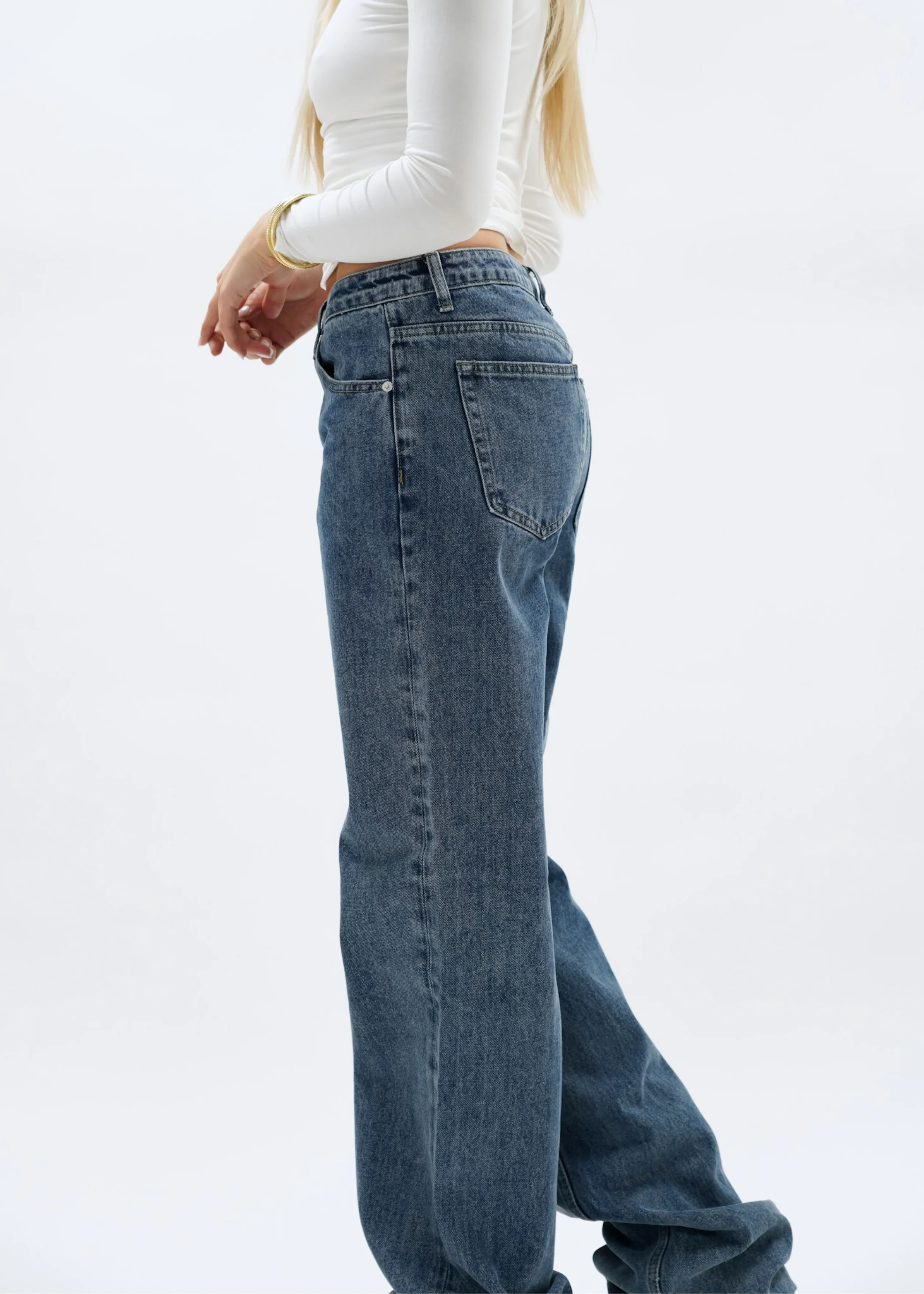 Low waist jeans dark blue (tall) - Image 20