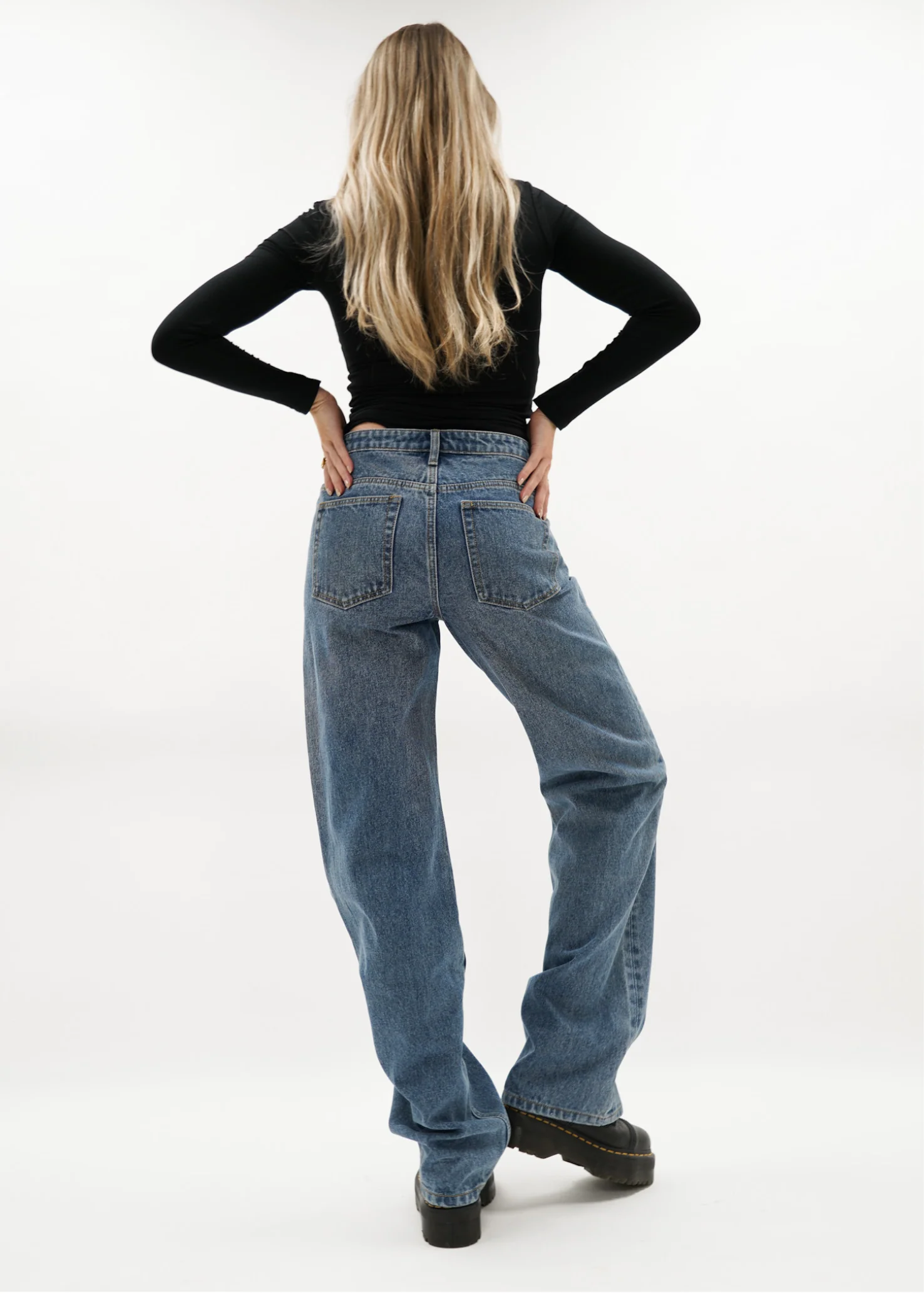 Low waist jeans dark blue (tall) - Image 8