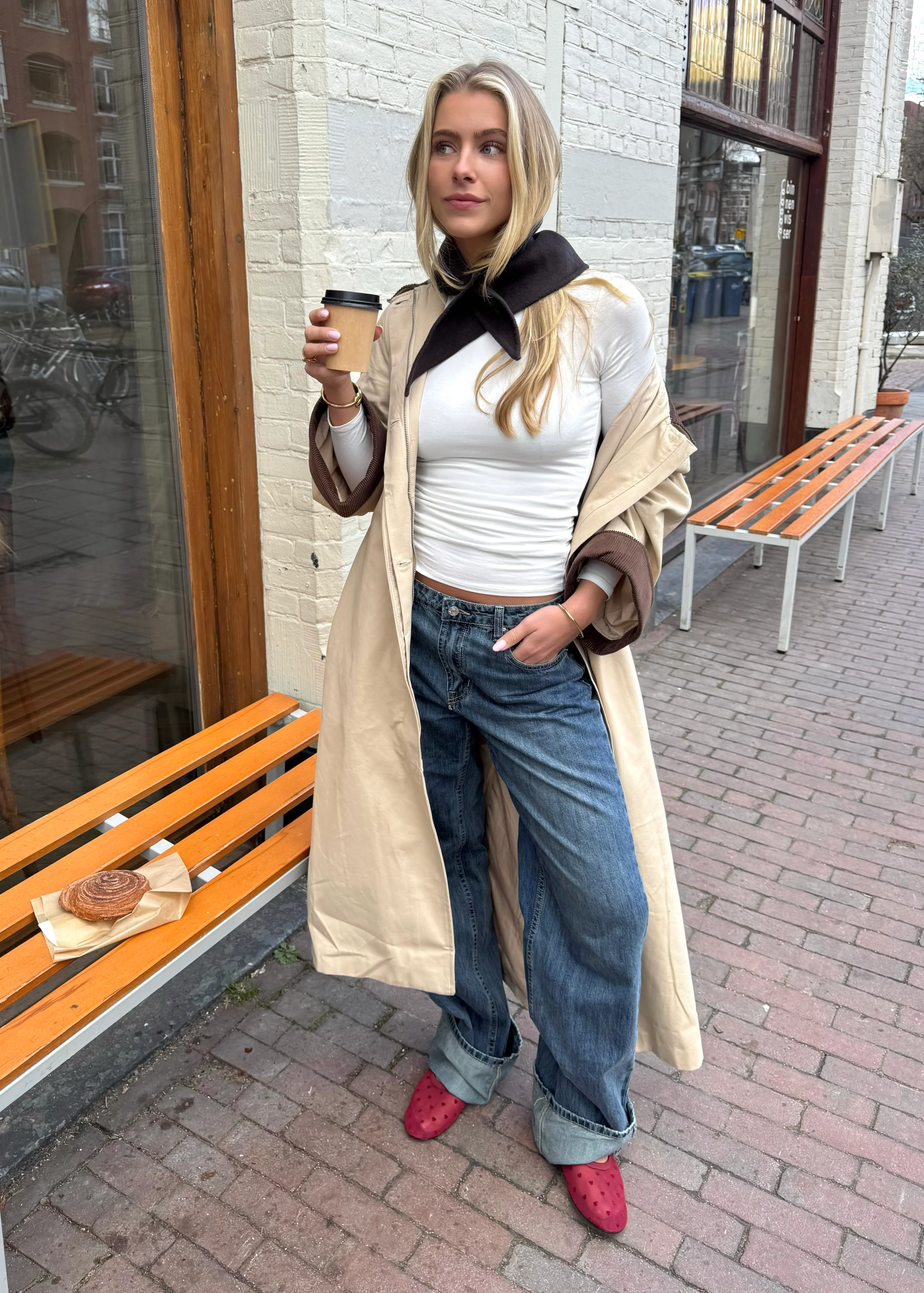 Low waist jeans vintage blue (tall) - Image 14