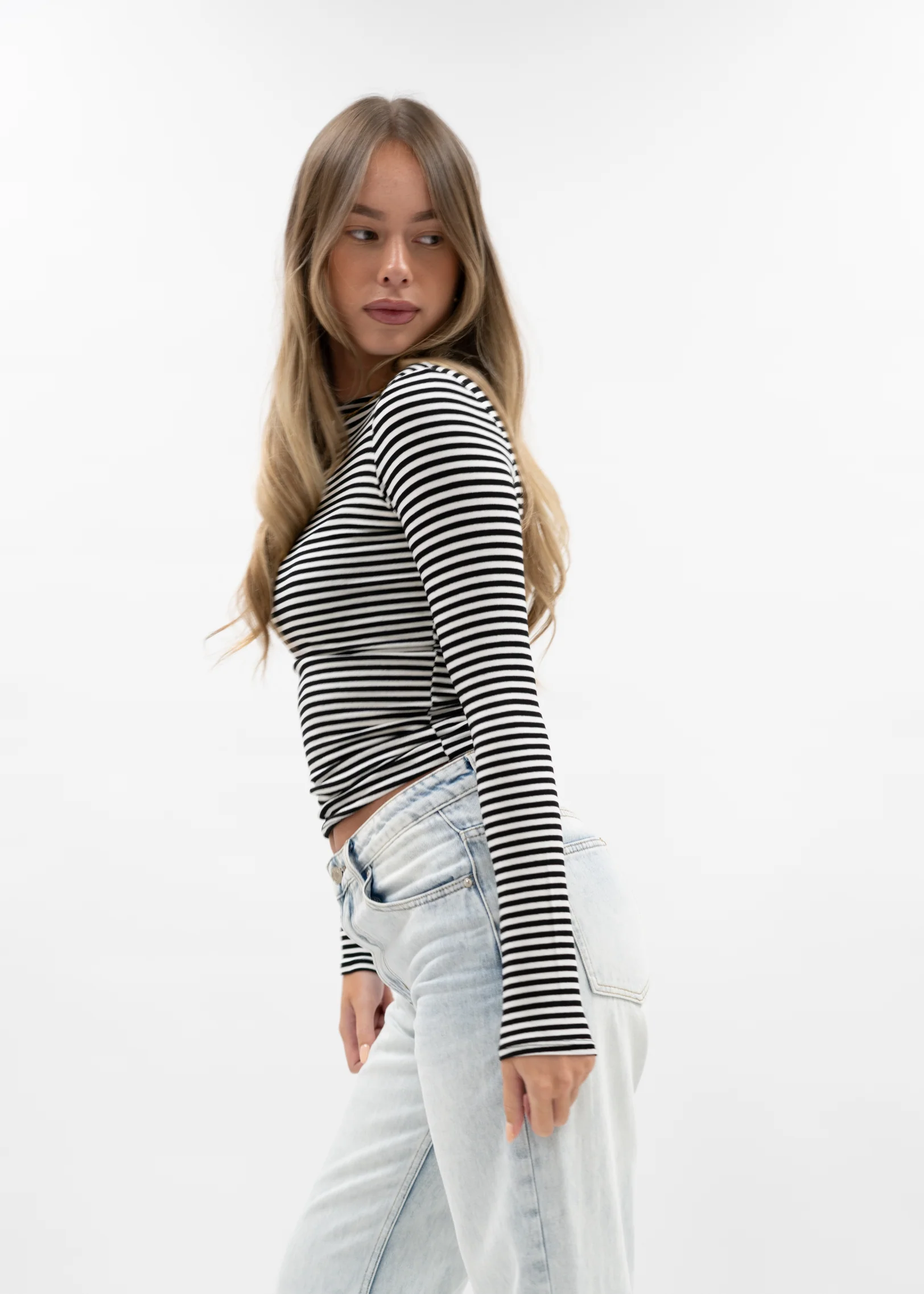 Long sleeve top striped (tall) - Image 10