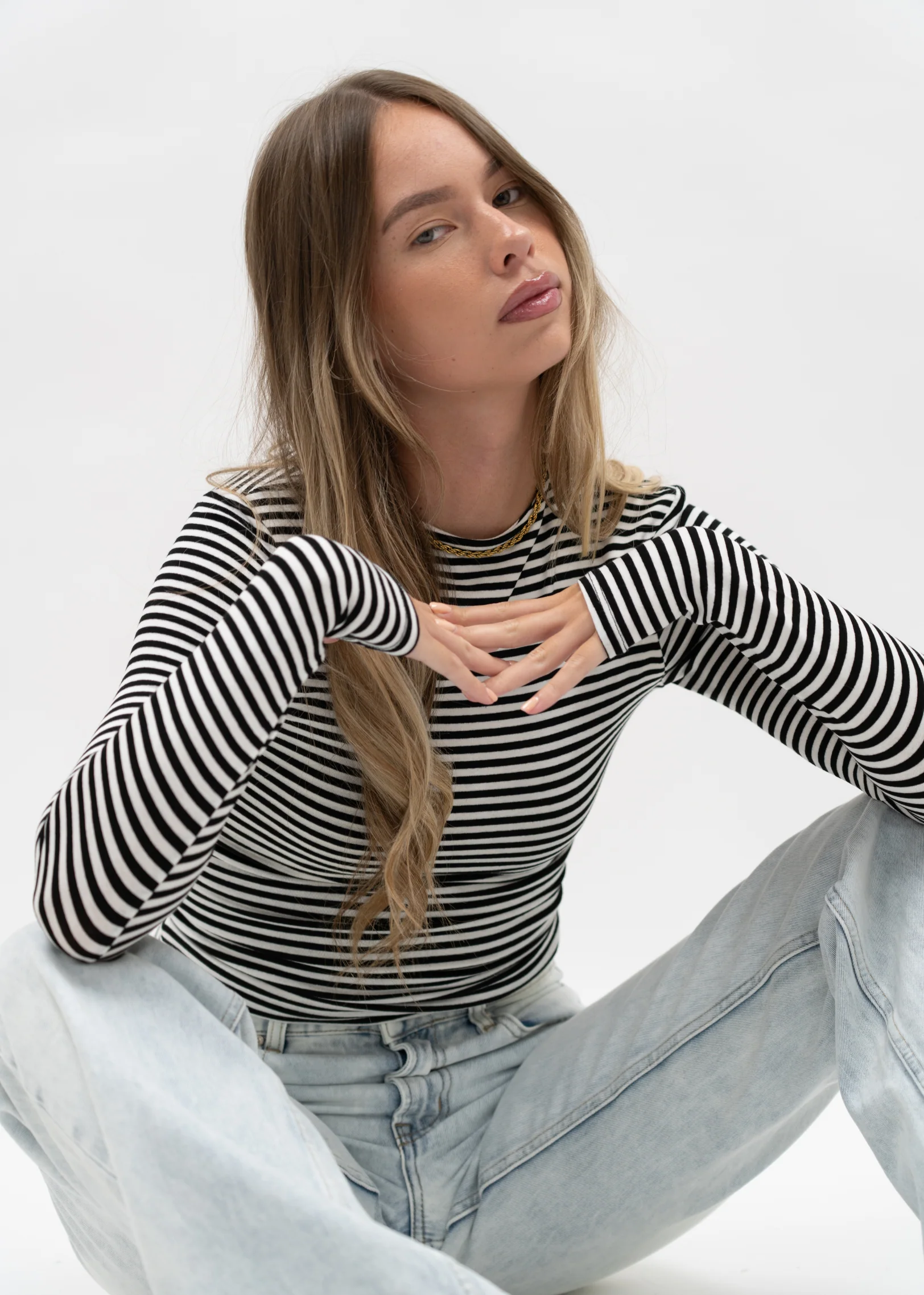 Long sleeve top striped (tall) - Image 12
