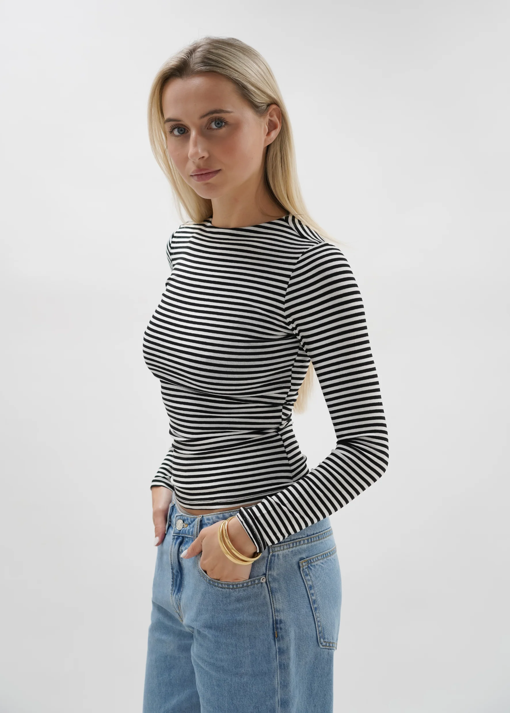 Long sleeve top striped (tall) - Image 4