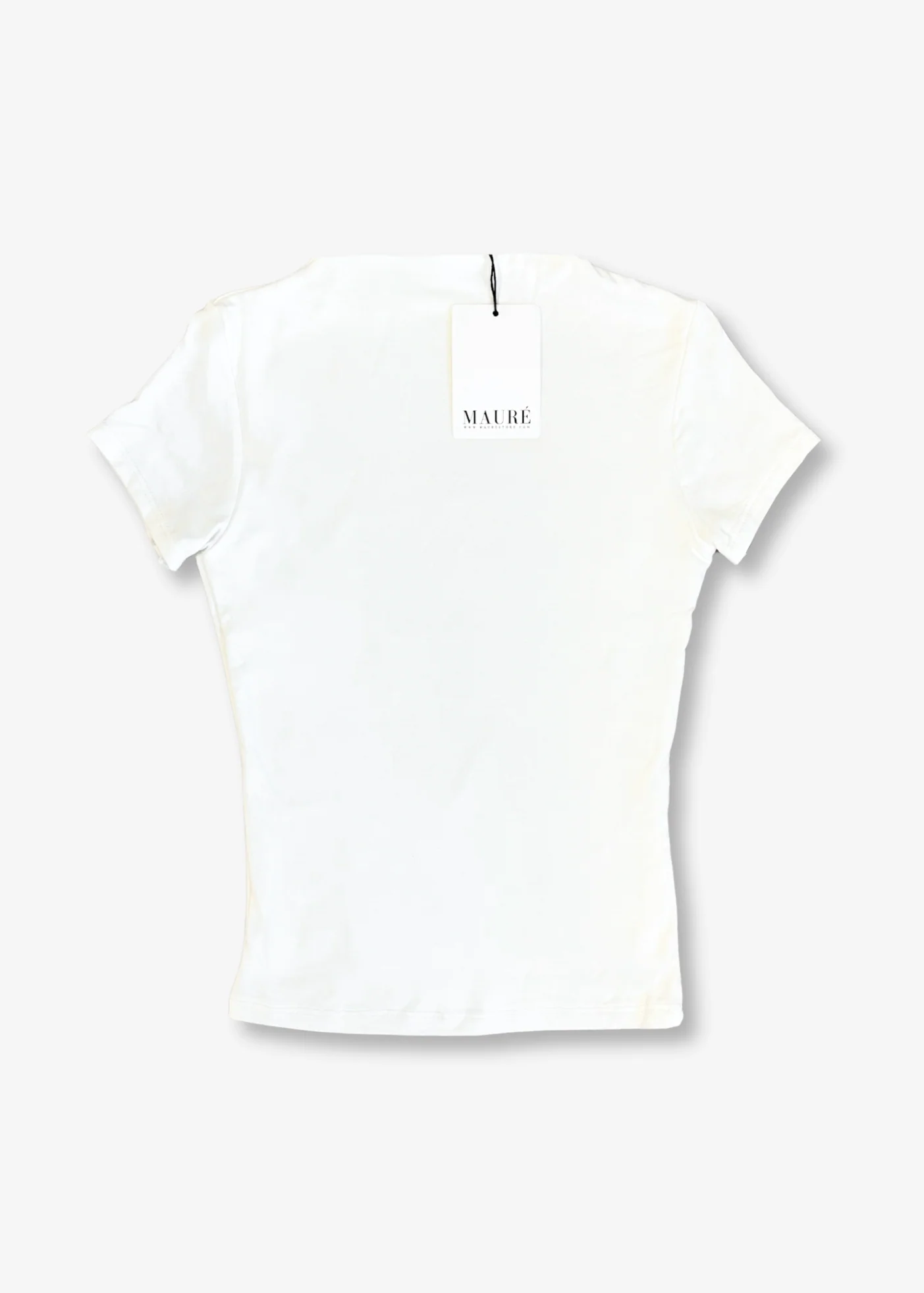 Short sleeve top long off-white (tall) - Image 11