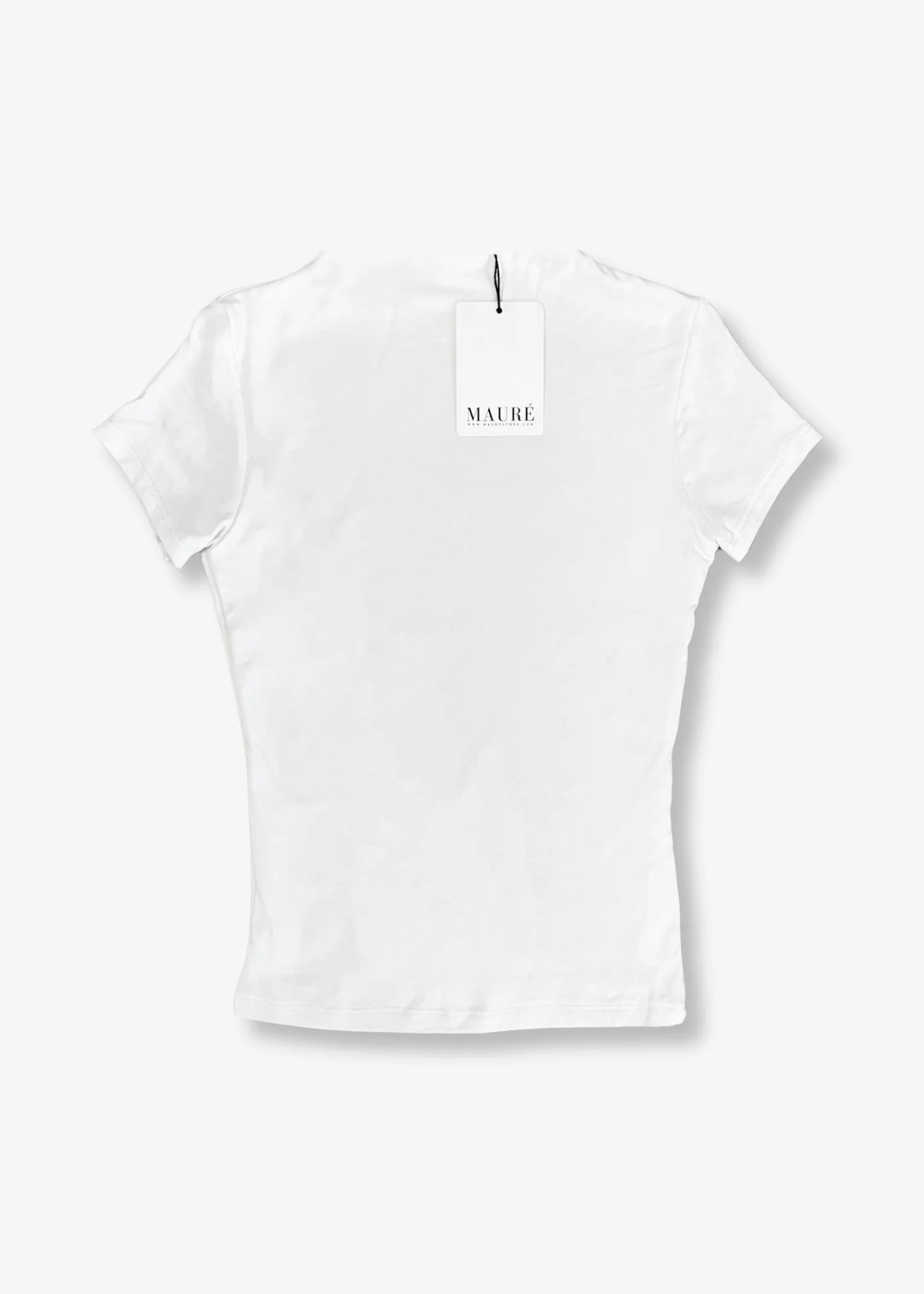 Short sleeve top long white (tall) - Image 14