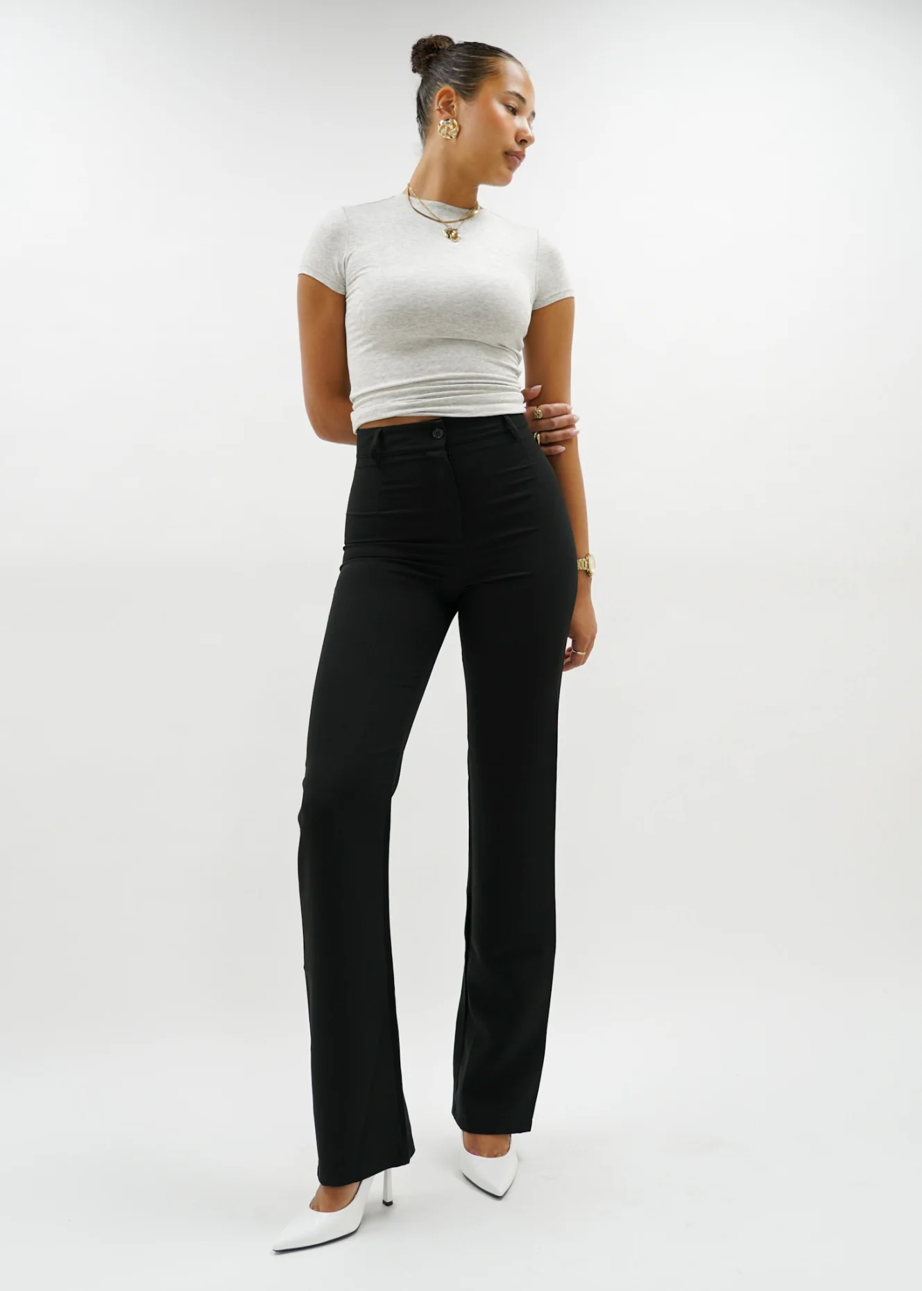 Straight leg pants classic black (tall) - Image 5