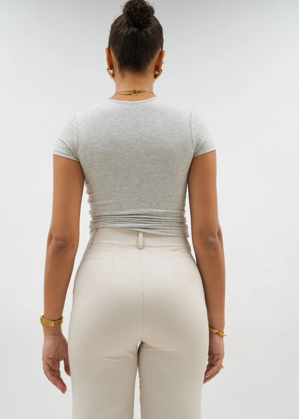Straight leg pants classic crème (tall) - Image 10