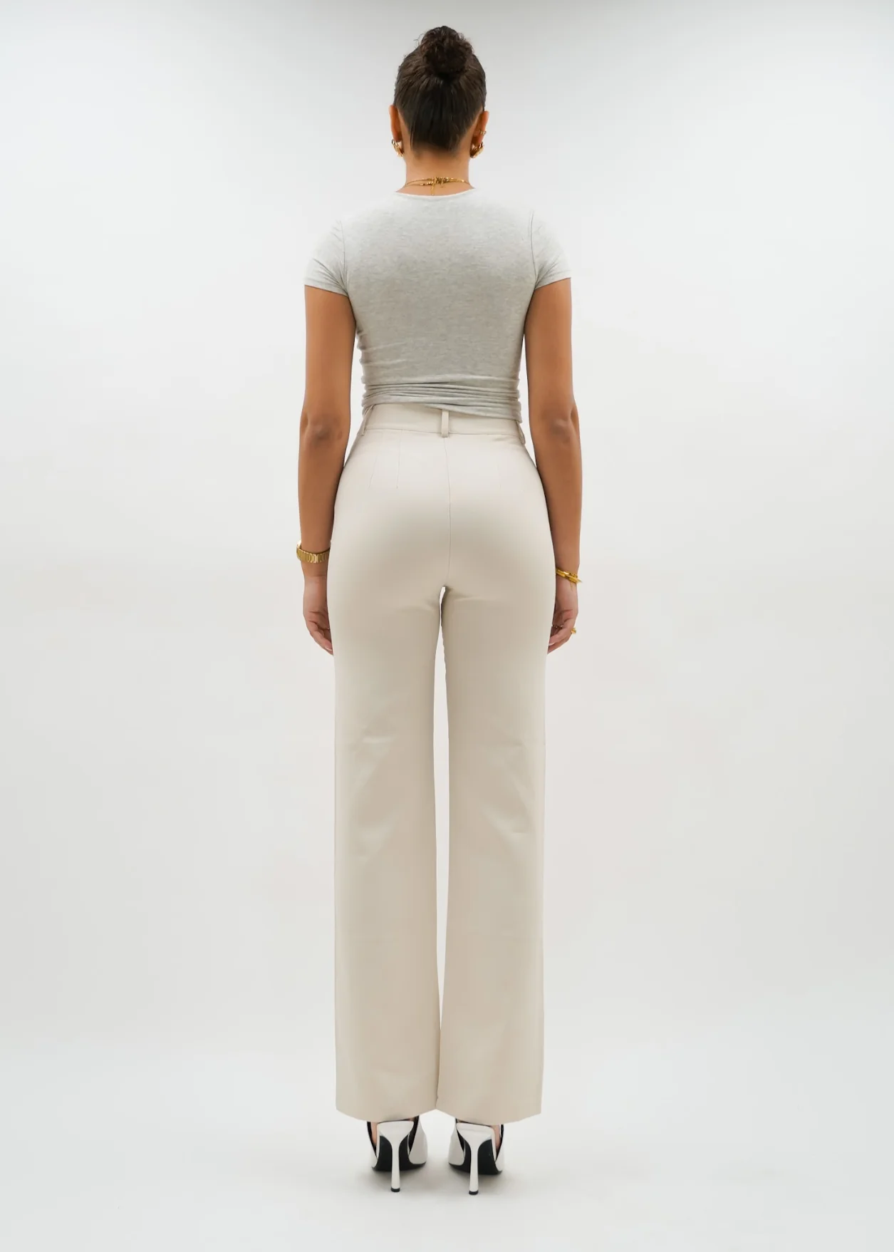 Straight leg pants classic crème (tall) - Image 9