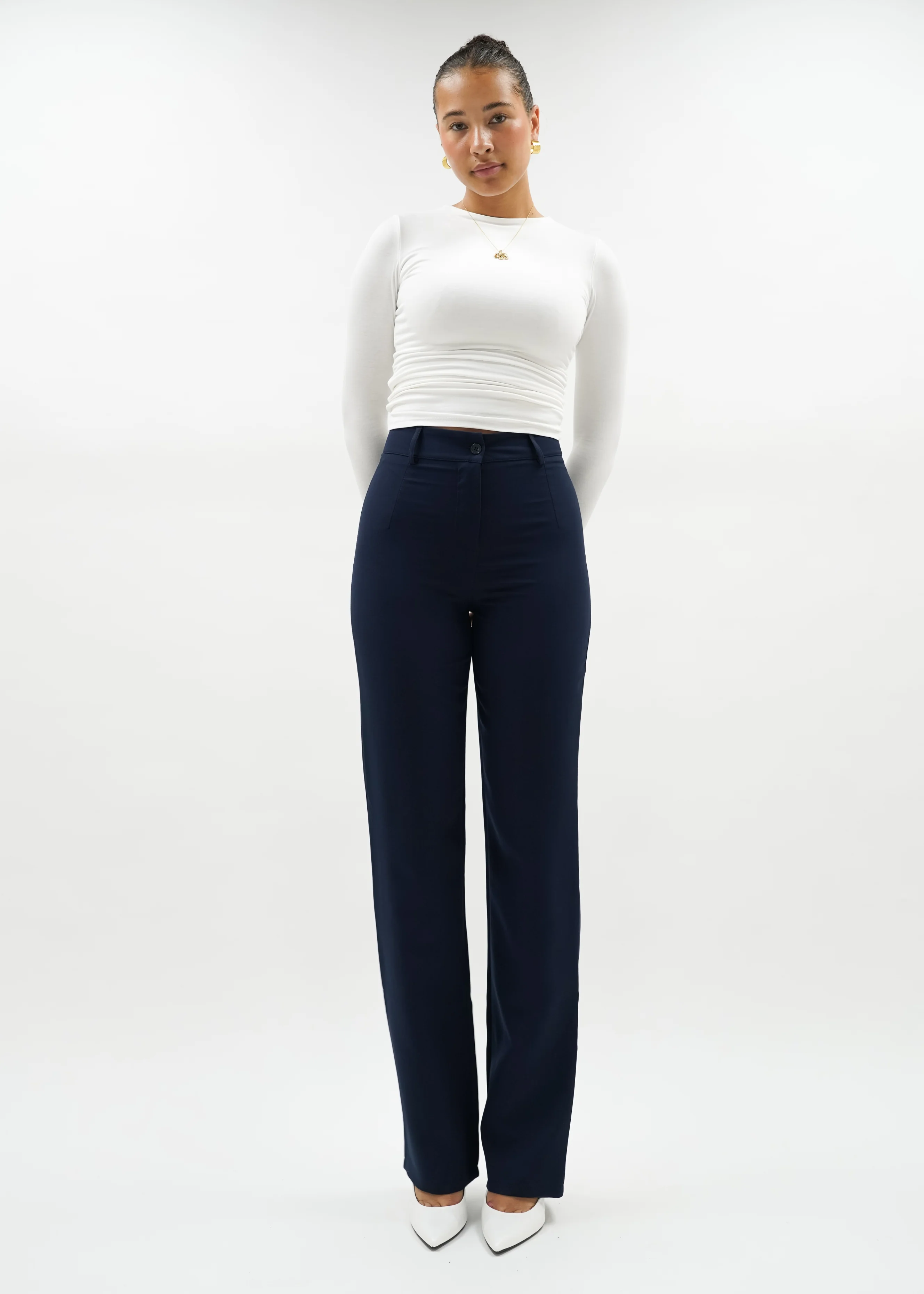 Straight leg pants classic night blue (tall) - Image 11