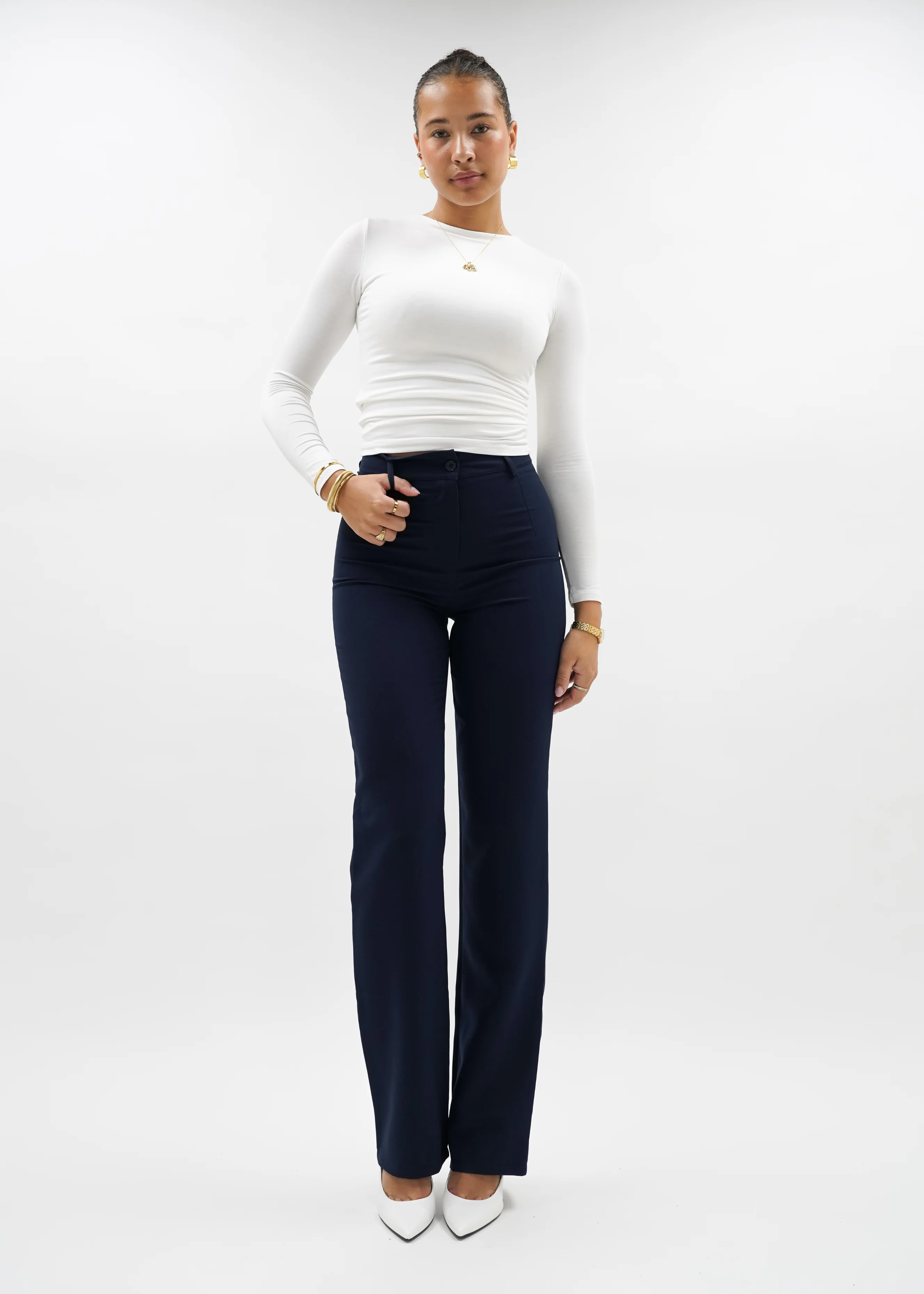 Straight leg pants classic night blue (tall) - Image 12