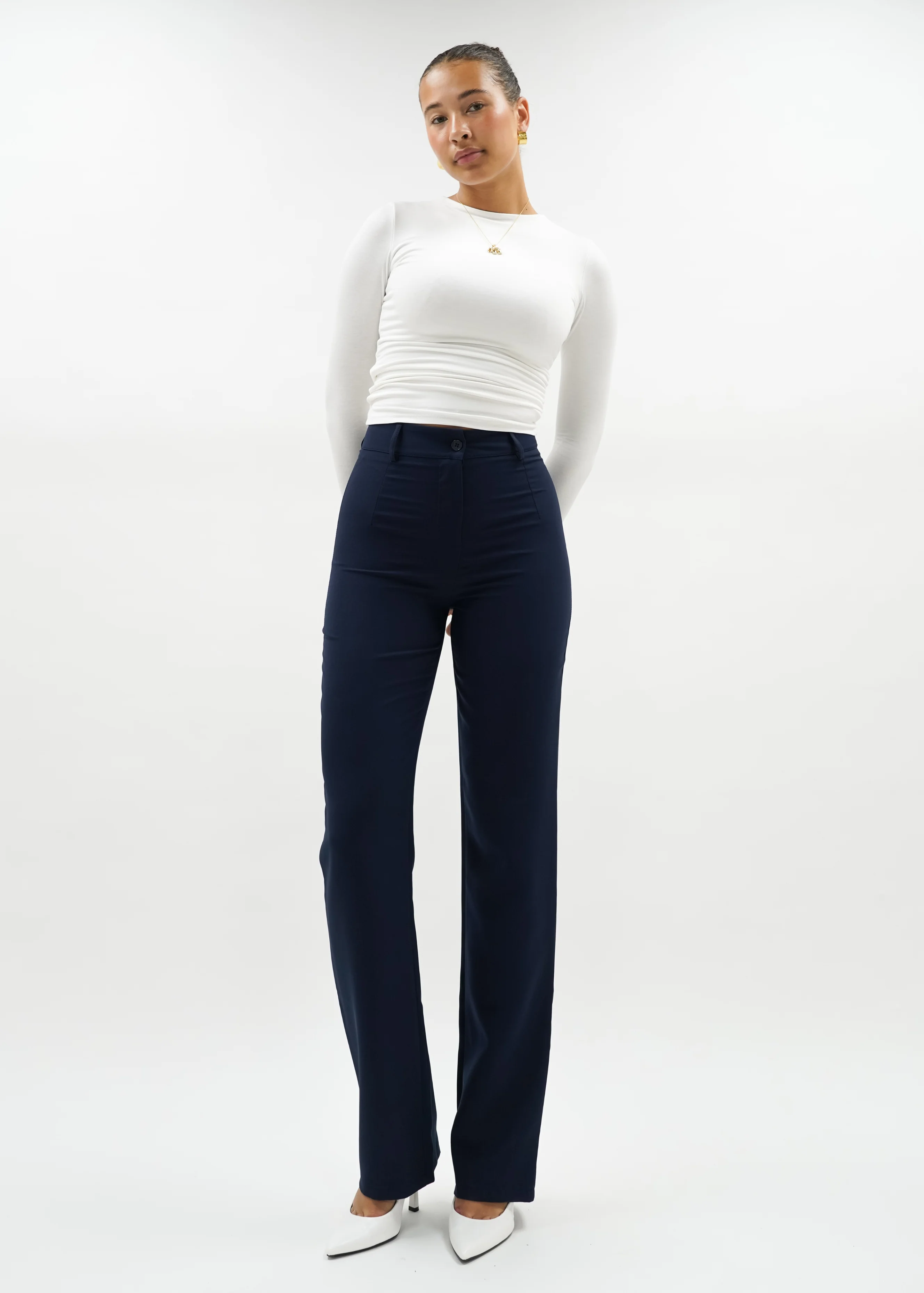 Straight leg pants classic night blue (tall) - Image 9