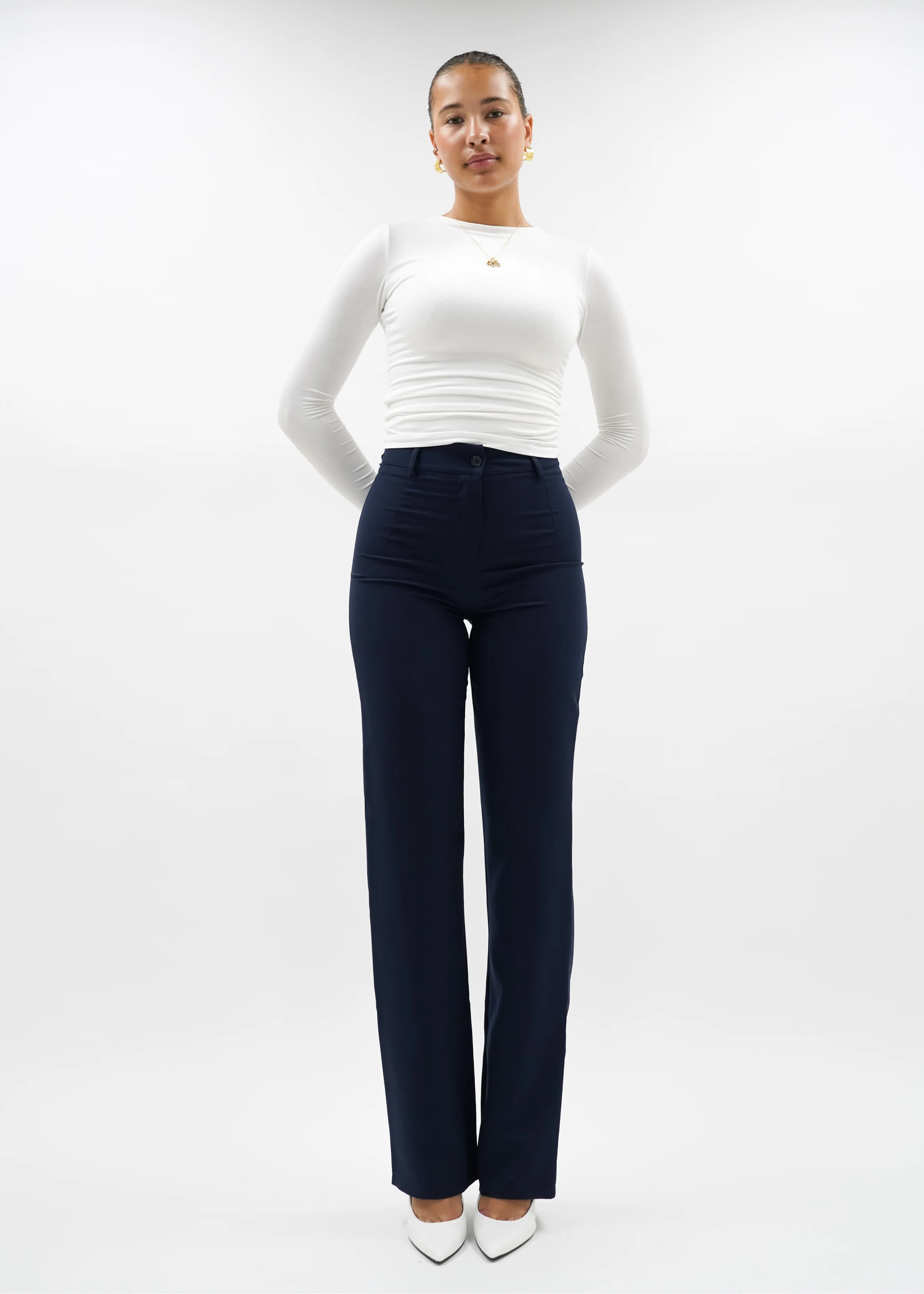 Straight leg pants classic night blue (tall) - Image 10