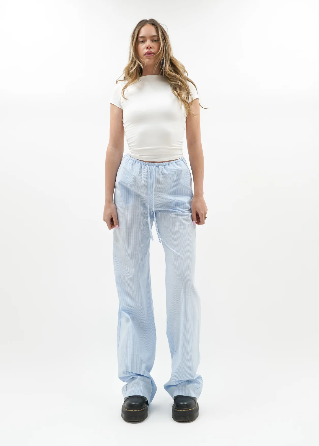 Striped pants (tall) blue - Image 12